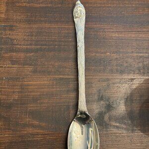 RC Willey Silver Plated Santa Spoon ~ Christmas/Holiday Serving Spoon
